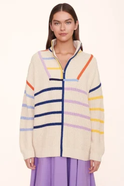 CLOTHING STAUD - HAMPTON SWEATER ACID ECRU