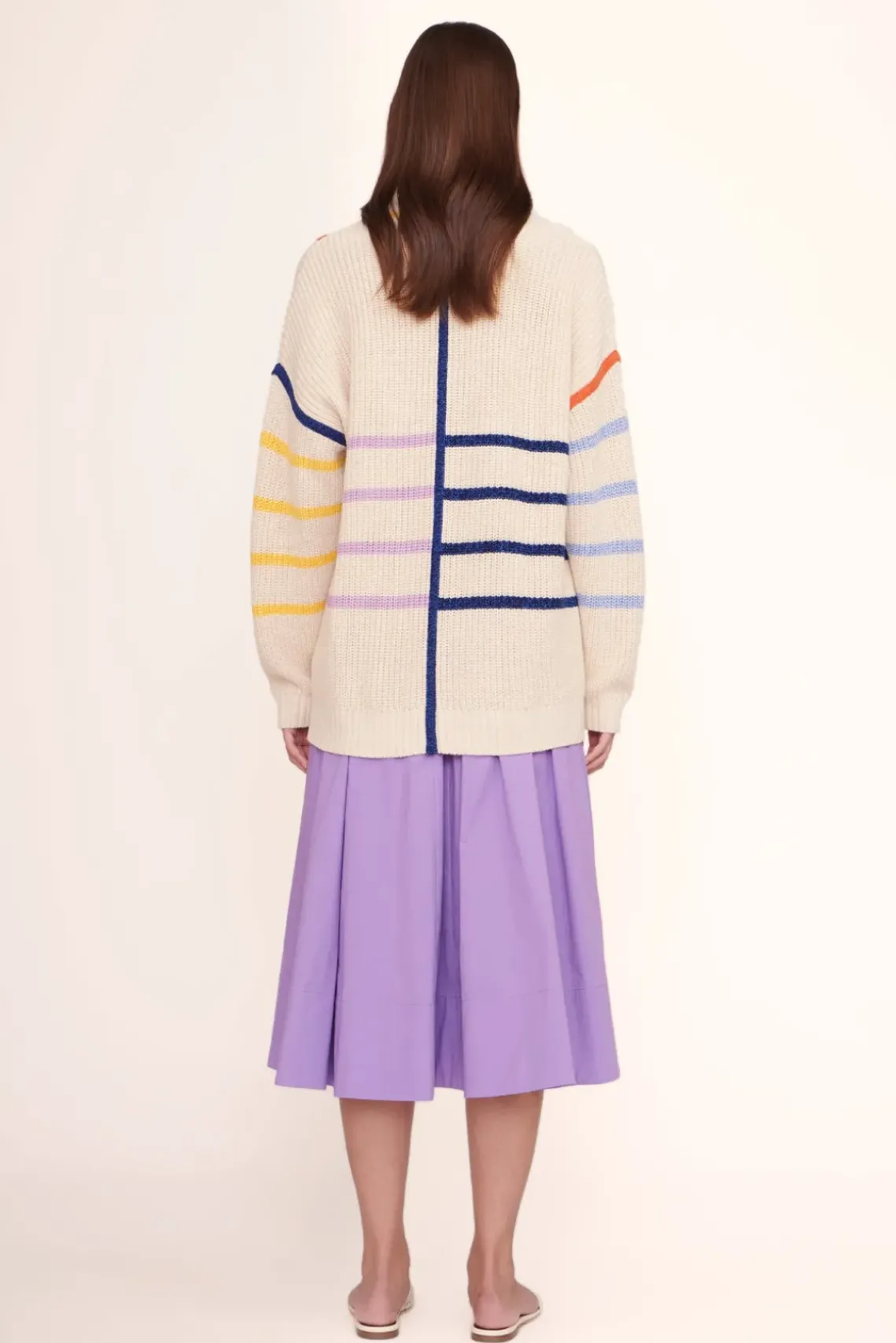 CLOTHING STAUD - HAMPTON SWEATER ACID ECRU