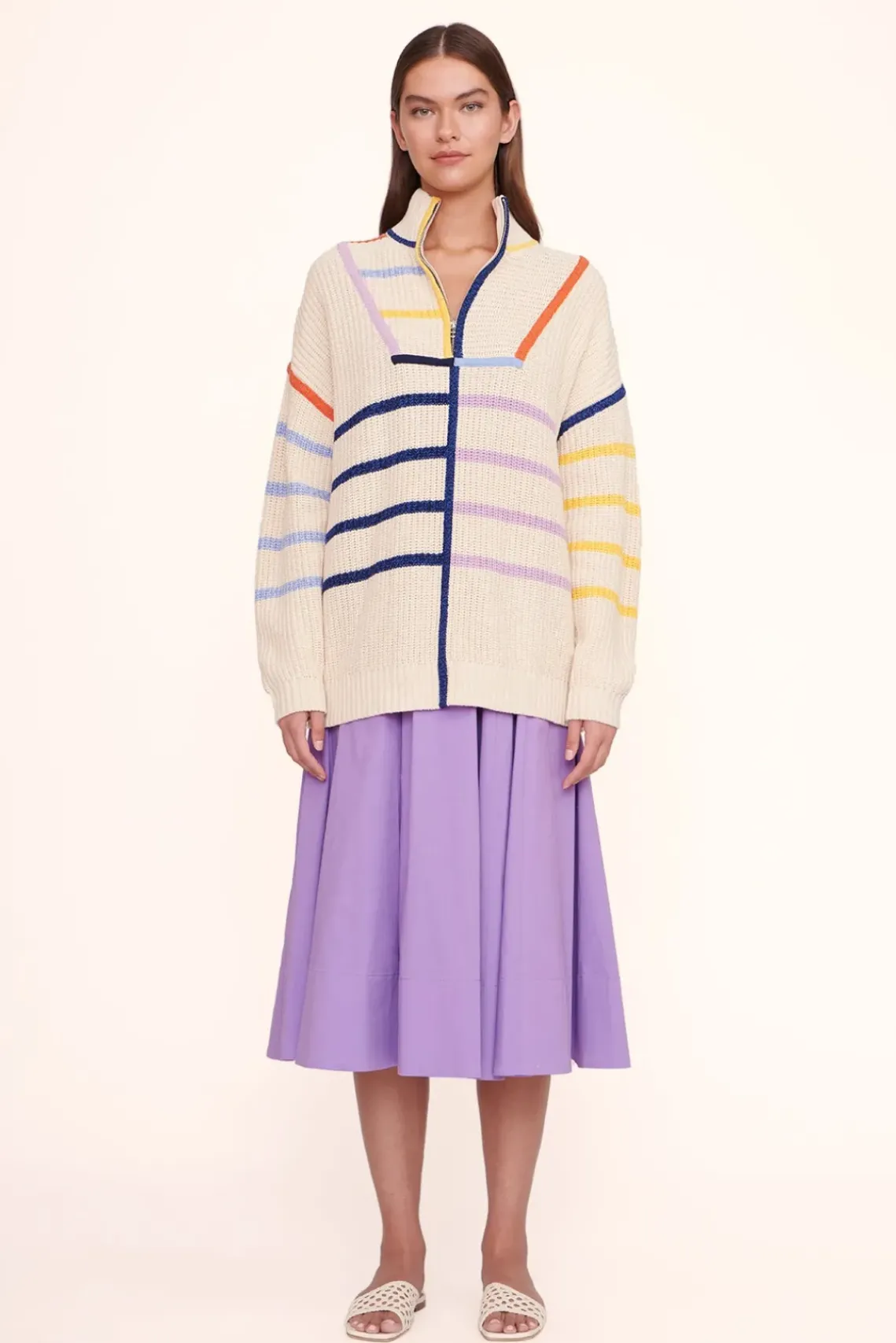 CLOTHING STAUD - HAMPTON SWEATER ACID ECRU