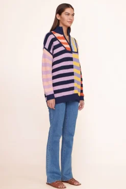 CLOTHING STAUD - HAMPTON SWEATER ACID RAINBOW