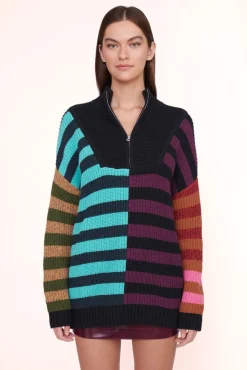 CLOTHING STAUD - HAMPTON SWEATER MOSAIC STRIPE