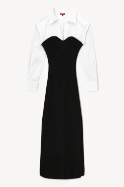 CLOTHING STAUD - HAZEL DRESS BLACK WHITE