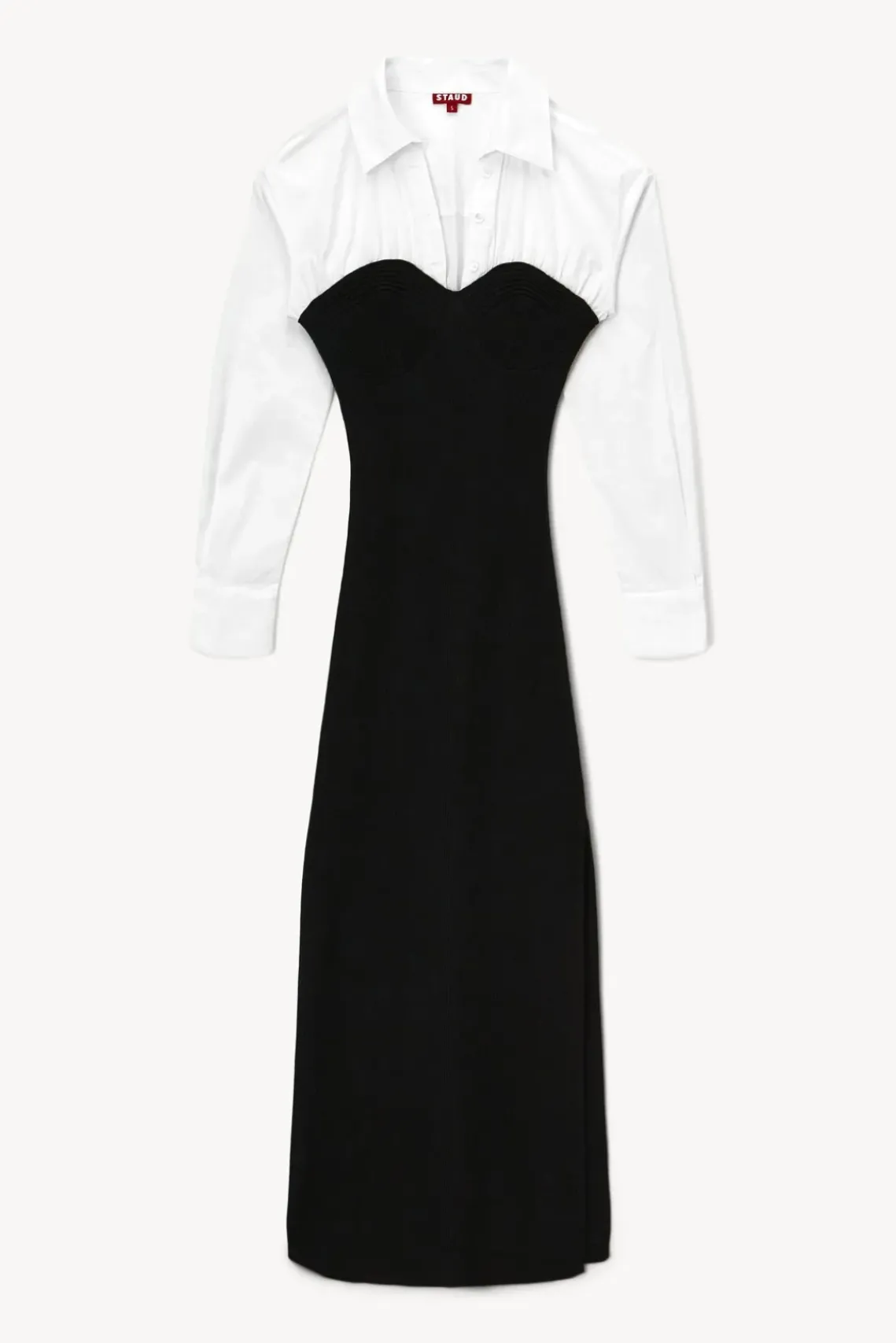 CLOTHING STAUD - HAZEL DRESS BLACK WHITE