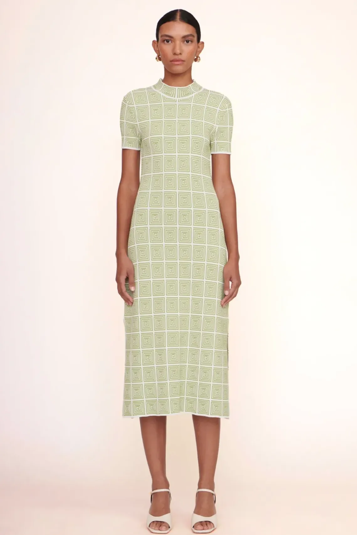 CLOTHING STAUD - HELI DRESS MOSS MAZE