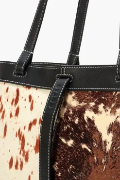 HANDBAGS STAUD - HENRI BUCKET TOTE MIXED HAIRCALF