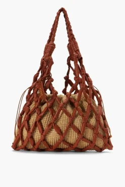 HANDBAGS STAUD - HITCH SHOULDER BAG TAN