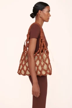 HANDBAGS STAUD - HITCH SHOULDER BAG TAN