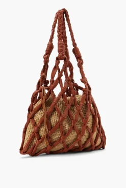 HANDBAGS STAUD - HITCH SHOULDER BAG TAN