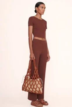 HANDBAGS STAUD - HITCH SHOULDER BAG TAN