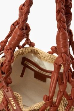 HANDBAGS STAUD - HITCH SHOULDER BAG TAN