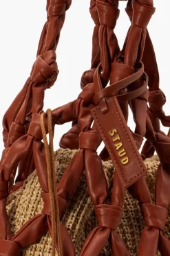 HANDBAGS STAUD - HITCH SHOULDER BAG TAN