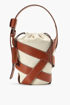 HANDBAGS STAUD - HIVE BUCKET BAG CREAM TAN