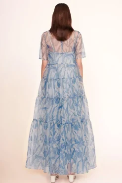 BRIDE STAUD Occasion Dresses- HYACINTH DRESS SKY WILDFLOWERS