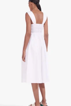 CLOTHING STAUD - IDA DRESS WHITE