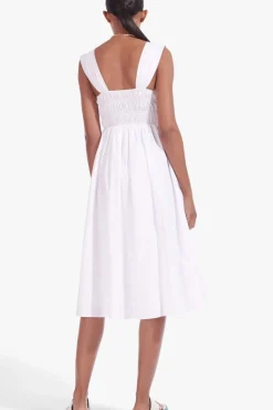 CLOTHING STAUD - IDA DRESS WHITE