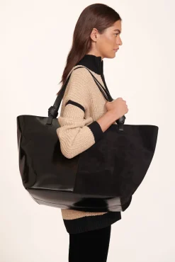 HANDBAGS STAUD - IDA WEEKEND TOTE BAG BLACK