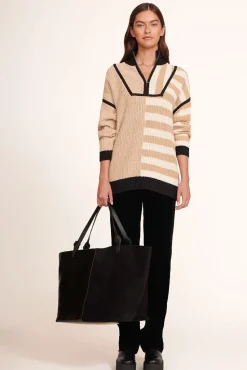 HANDBAGS STAUD - IDA WEEKEND TOTE BAG BLACK