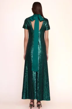CLOTHING STAUD - ILANA DRESS EMERALD