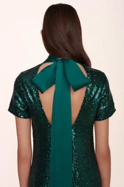 HANDBAGS STAUD - ILANA DRESS EMERALD