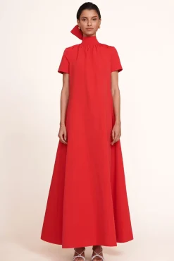 CLOTHING STAUD - ILANA DRESS POINSETTIA