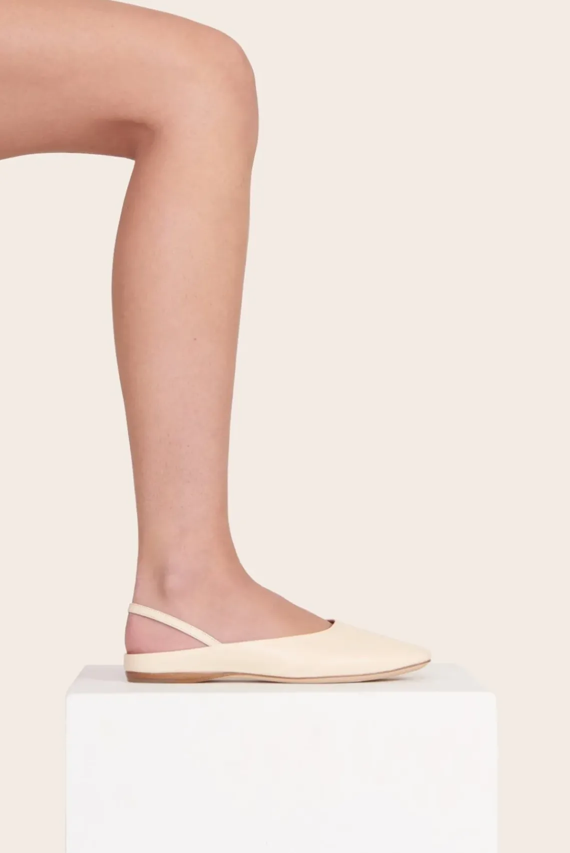 SHOES STAUD - JANINE MULE CREAM
