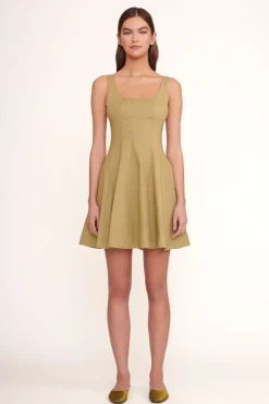 SHOES STAUD - JANINE MULE SATIN OLIVE