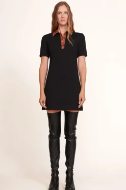 CLOTHING STAUD - JAY DRESS WHISKEY BLACK