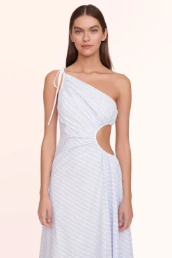 CLOTHING STAUD - JAYLA DRESS MIST STRIPE/WHITE MIST STRIPE/WHITE