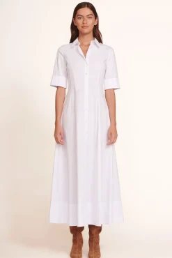 CLOTHING STAUD - JOAN MAXI DRESS WHITE