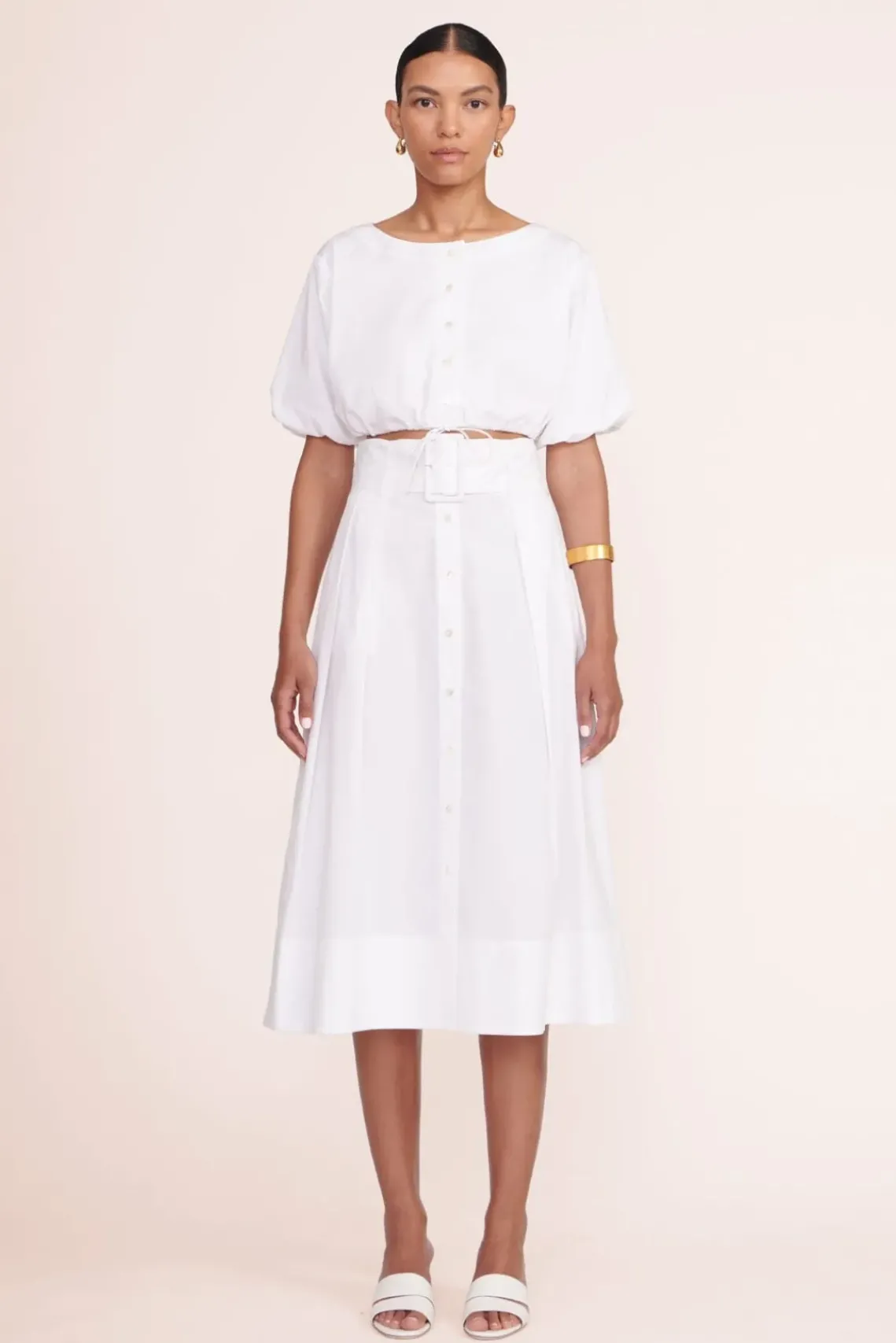 CLOTHING STAUD - KINGSLEY SKIRT WHITE