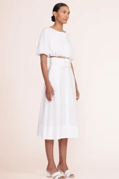 CLOTHING STAUD - KINGSLEY SKIRT WHITE