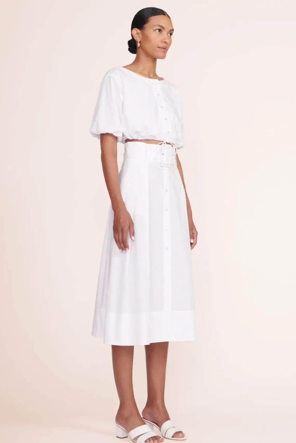 CLOTHING STAUD - KINGSLEY SKIRT WHITE