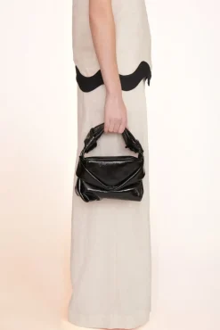 HANDBAGS STAUD - KISS BAG PATENT BLACK