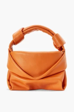 HANDBAGS STAUD - KISS BAG CARROT
