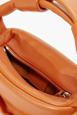 HANDBAGS STAUD - KISS BAG CARROT