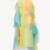 CLOTHING STAUD - KYLA DRESS COASTAL OMBRE