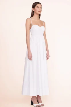 CLOTHING STAUD - LANDRY DRESS WHITE