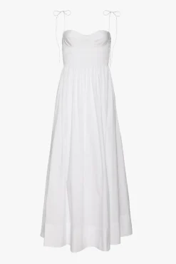 CLOTHING STAUD - LANDRY DRESS WHITE