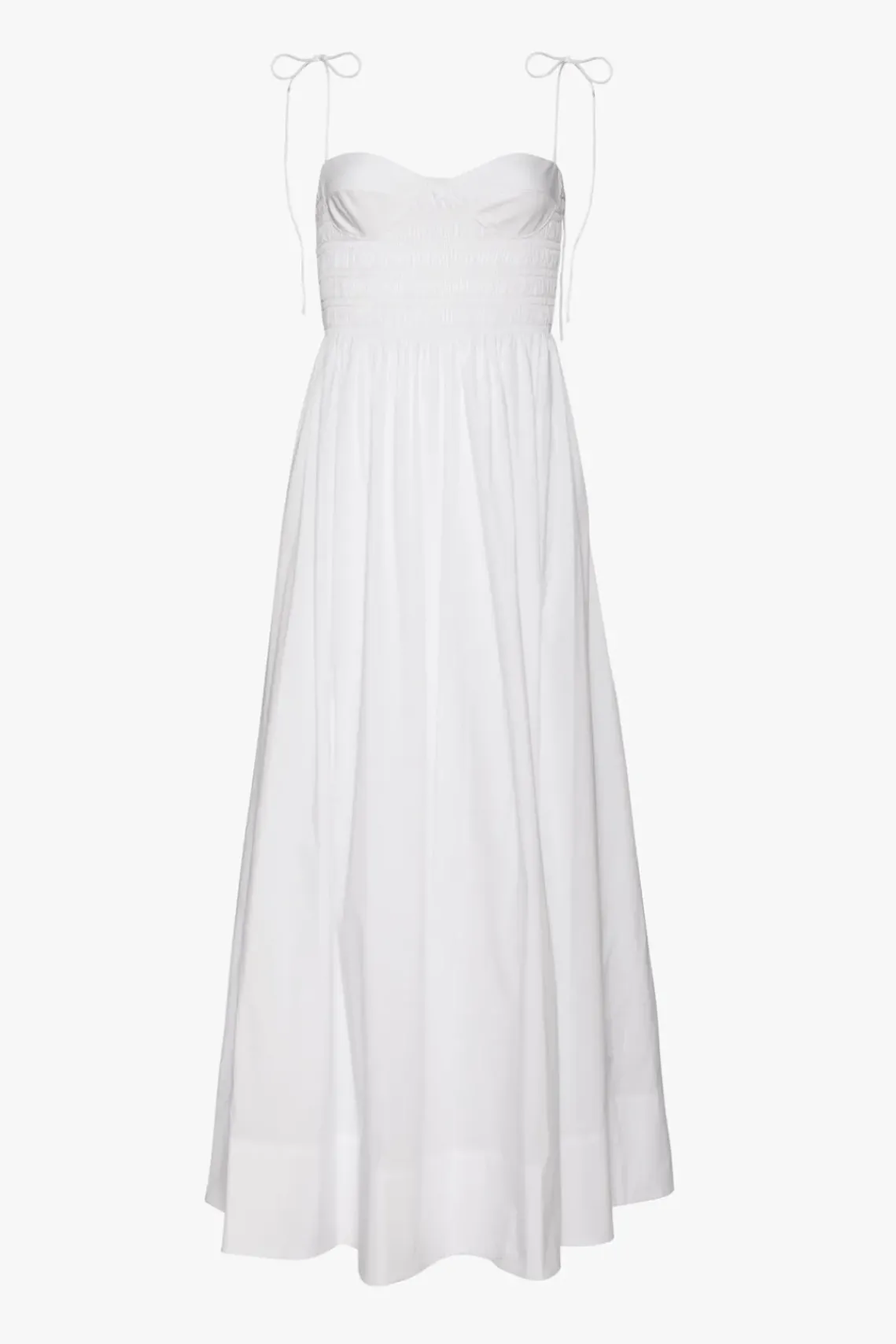 CLOTHING STAUD - LANDRY DRESS WHITE
