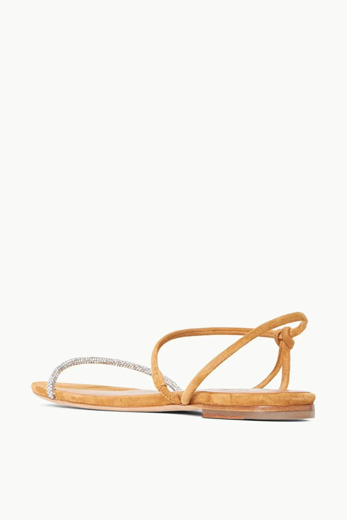 SHOES STAUD - LAUREL CRYSTAL SANDAL SUEDE RHINESTONE CASHEW