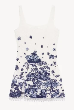 CLOTHING STAUD - LE SABLE DRESS BLUE TOILE