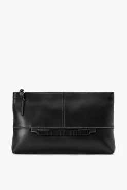 HANDBAGS STAUD - LEO CLUTCH BLACK