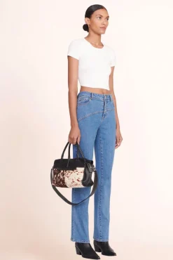 HANDBAGS STAUD - LEO SATCHEL MIXED HAIRCALF