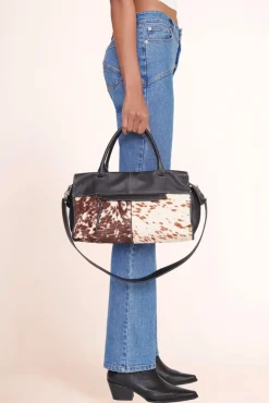 HANDBAGS STAUD - LEO SATCHEL MIXED HAIRCALF