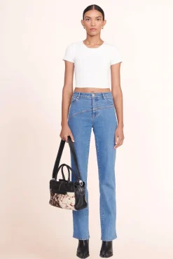 HANDBAGS STAUD - LEO SATCHEL MIXED HAIRCALF