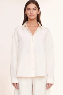 CLOTHING STAUD - LEONORA TOP IVORY