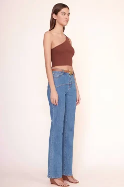 CLOTHING STAUD - LEXI TOP BARK