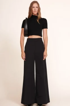 CLOTHING STAUD - LILOU TOP BLACK