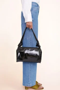 HANDBAGS STAUD - LISBETT BAG PATENT BLACK