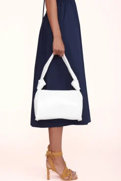 HANDBAGS STAUD - LISBETT BAG PATENT WHITE